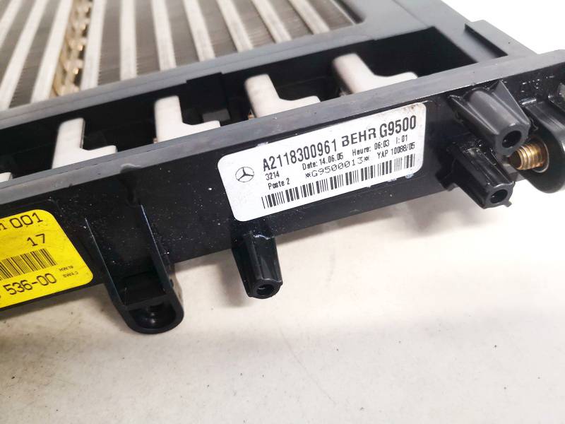 A2118300961 Mercedes-Benz E-CLASS 2003 Electric Auxiliary Heater Element Unit - Thumbnail 2