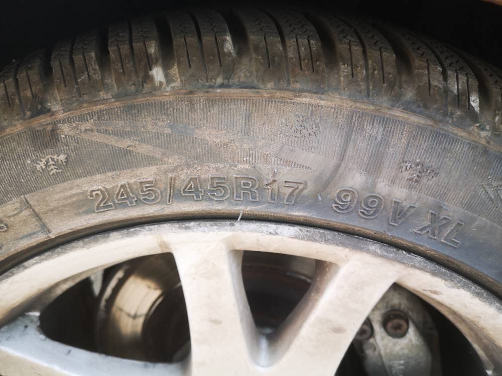 5X112 Mercedes-Benz CLS-CLASS 2006 Komplet Kół Zimowych R17 - Thumbnail 4