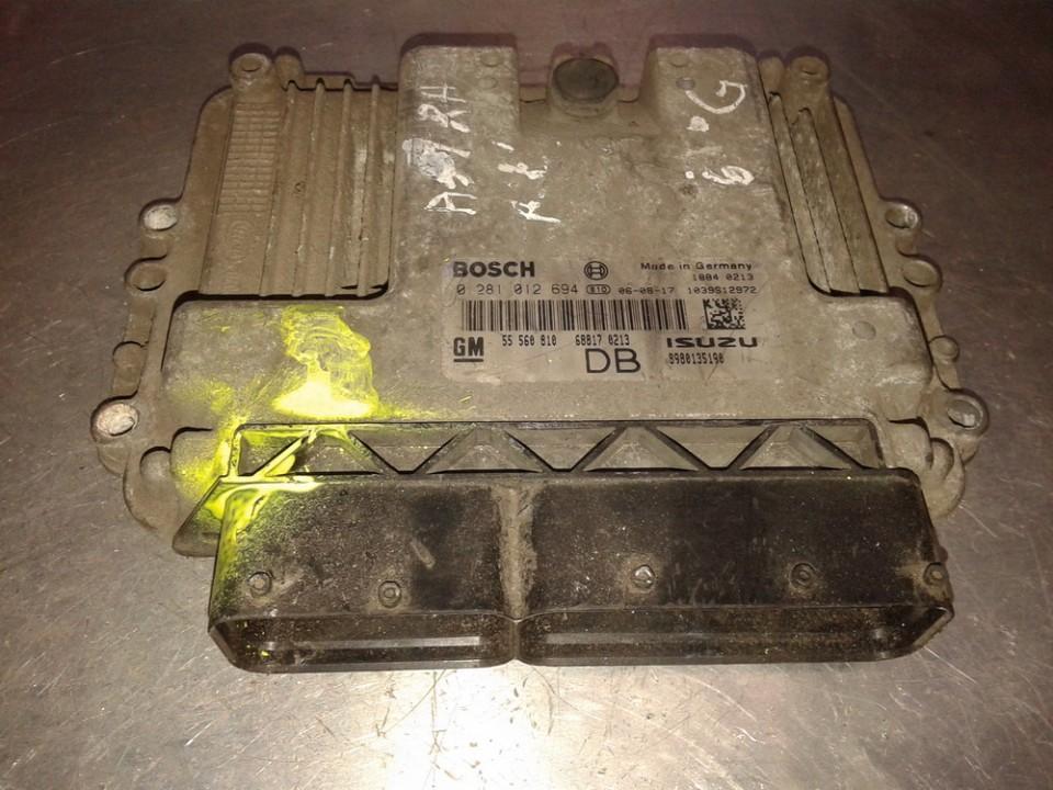0281012694 Opel Astra 2006 ECU Engine Computer (Engine Control Unit)