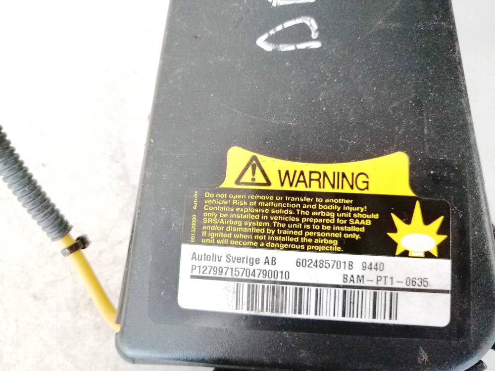 602485701B SAAB 9-3 2007 Sitz AIRBAG - Thumbnail 3