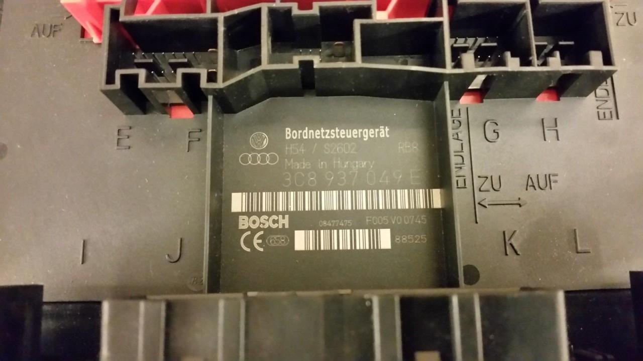 3C8937049E Volkswagen Passat 2007 General Module Comfort Relay (Unit)