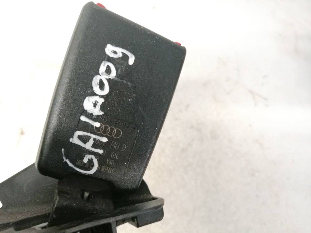 4F0857740D Audi A6 2009 Drošības jostas sprādze (turētājs) - AIZMUGURE PA LABI - Thumbnail 3