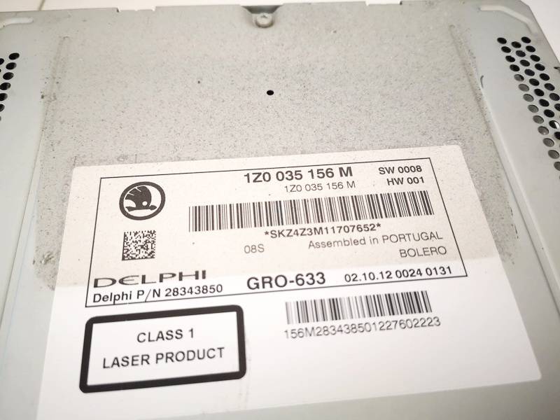 1Z0035156M Skoda Octavia 2012 Autoradio - Thumbnail 2