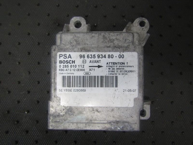 966359348000 Peugeot 207 2007 Airbag crash sensors module