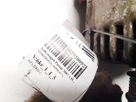 06F903023C Volkswagen Passat 2007 Alternador - Thumbnail 2