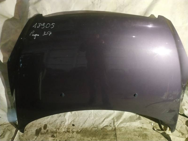 VIOLETINIS Peugeot 307 2003 Kapotas (Variklio dangtis)