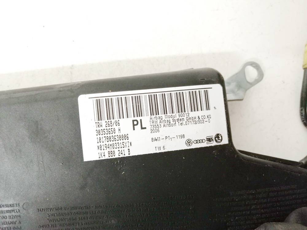 1K4880241B Skoda Octavia 2005 Seat AIRBAG - Thumbnail 3