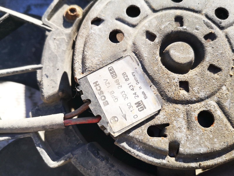 24431828 Opel Zafira 2002 Difuzorius (radiatoriaus ventiliatorius) - Thumbnail 3