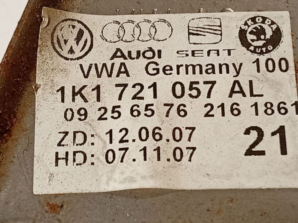 1K1721057AL Volkswagen Passat 2007 Pedal work, Brake pedal, Pedal bracket, Clutch pedal - Thumbnail 4