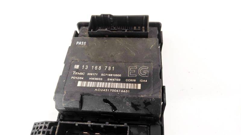 13168781 Opel Vectra 2004 Confort Contrôle Module