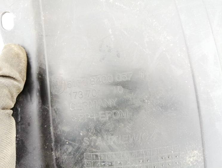 5171340005706 BMW X3 2006 Plastic Inner Fender - REAR LEFT - Thumbnail 3