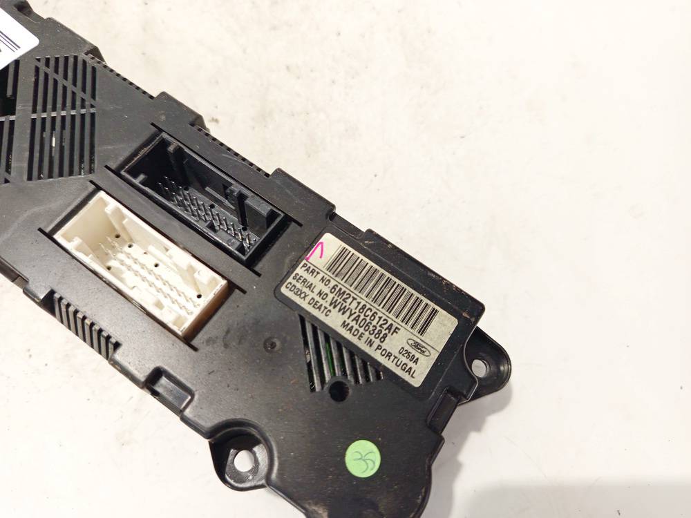 6M2T18C612AF Ford S-Max 2006 Climate Control Panel (heater control switches) - Thumbnail 3