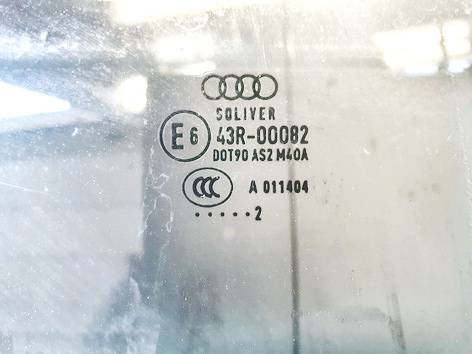 DOT90AS2M40A Audi A7 2010 LUNA TRASERA DERECHA, 
Luna de la puerta trasera - ABAJO A LA DERECHA - Thumbnail 3