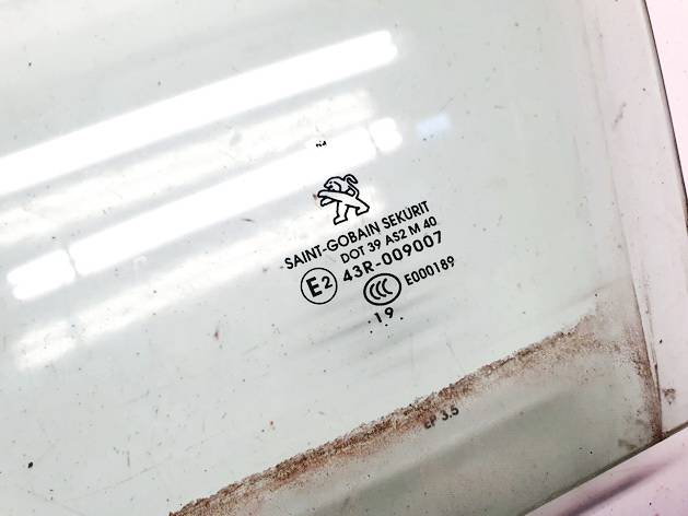 DOT39AS2M40 Peugeot 208 2019 Door-Drop Glass - FRONT LEFT - Thumbnail 3