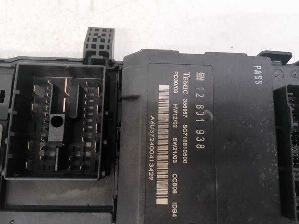 12801938 SAAB 9-3 2003 Confort Contrôle Module - Thumbnail 3