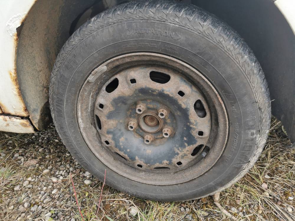 5X100 Volkswagen Polo 2008 Komplet stalowych felg R14 - Thumbnail 3