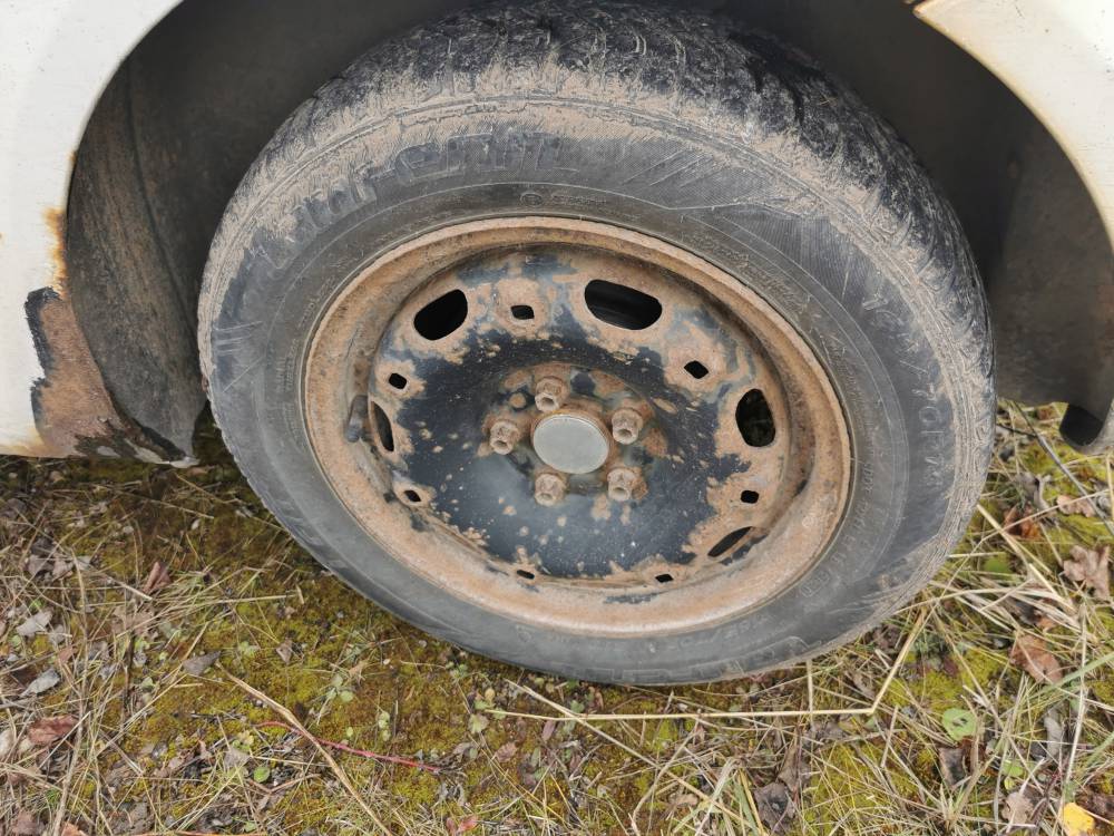 5X100 Volkswagen Polo 2008 Komplet stalowych felg R14