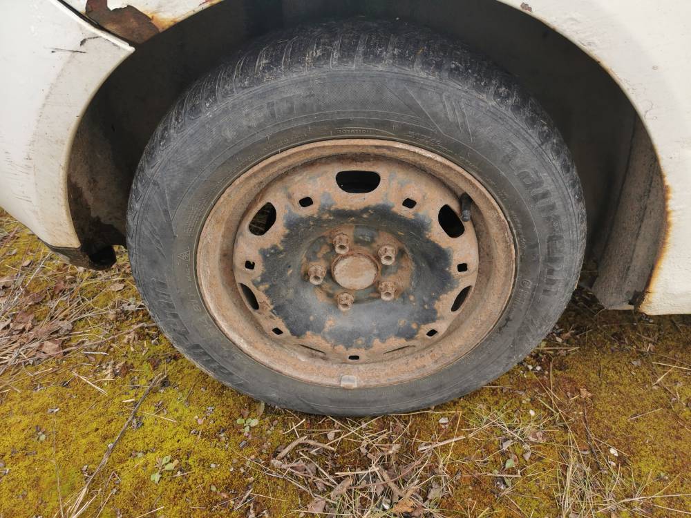 5X100 Volkswagen Polo 2008 Komplet stalowych felg R14 - Thumbnail 4