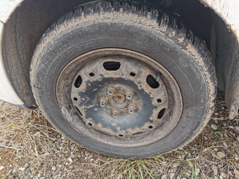 5X100 Volkswagen Polo 2008 Komplet stalowych felg R14 - Thumbnail 2