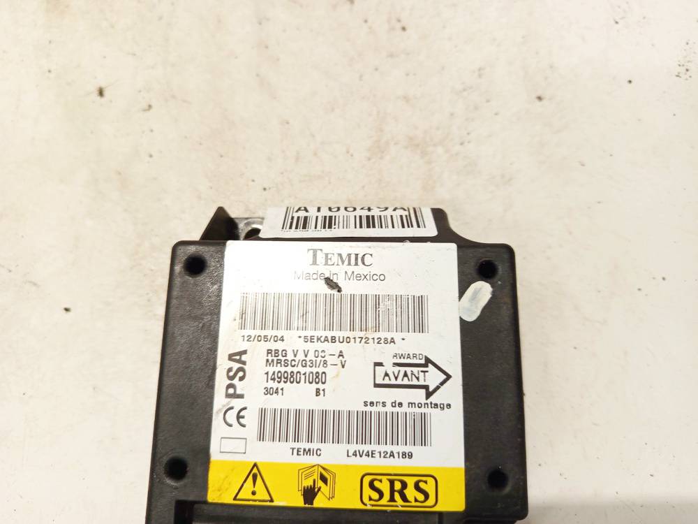 1499801080 Fiat Ulysse 2004 Airbag crash sensors module - Thumbnail 3