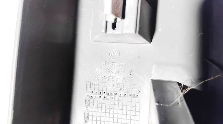 1T1863484C Volkswagen Touran 2004 Interior door step trim - FRONT RIGHT - Thumbnail 3