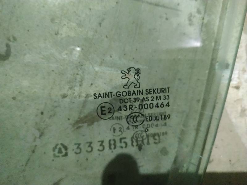 AS2 Peugeot 207 2006 Door-Drop Glass - FRONT LEFT - Thumbnail 2