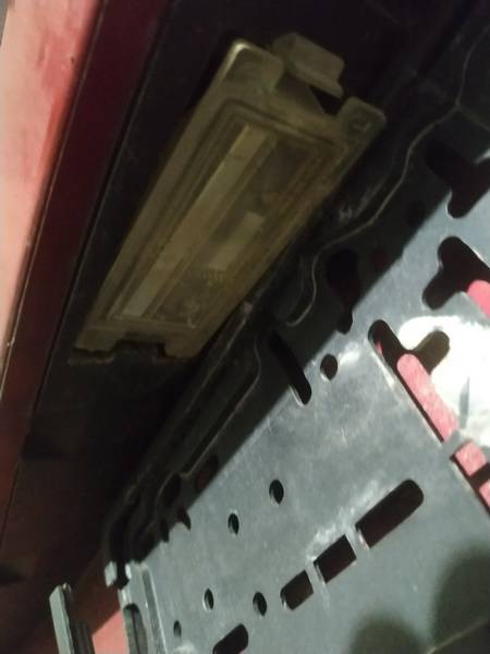 Dodge Caliber 2007 Number plate light - REAR