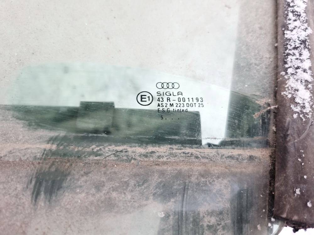 43R001193 Audi A4 1995 Door-Drop Glass - FRONT LEFT - Thumbnail 3