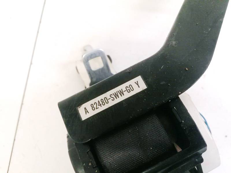 82480SWWG0 Honda CR-V 2008 Seat belt - REAR MIDDLE - Thumbnail 3