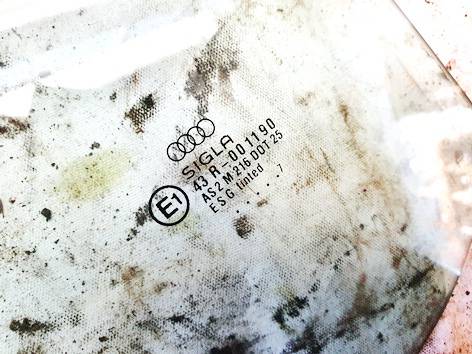 AS2M216DOT25 Audi A4 1999 Door-Drop Glass - REAR RIGHT - Thumbnail 3