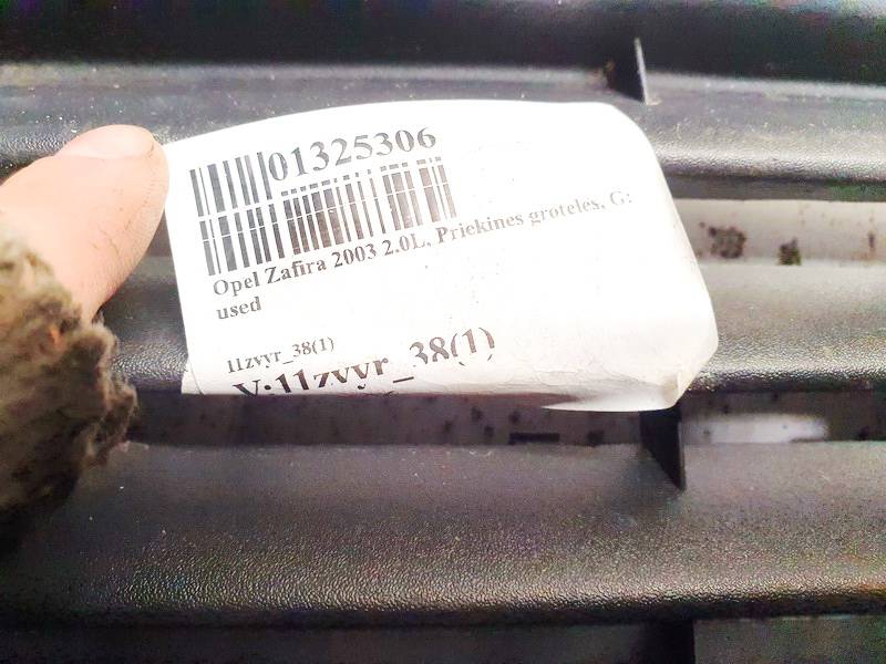 Opel Zafira 2003 Hood grille - FRONT - Thumbnail 2