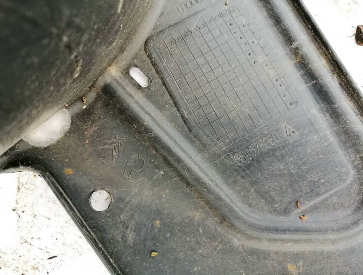 9684576080A Citroen C3 Picasso 2009 Plastic Inner Fender - REAR LEFT - Thumbnail 3