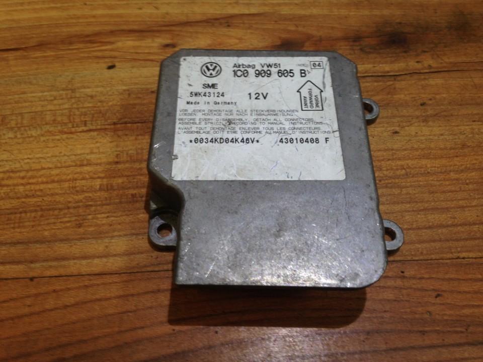 1C0909605B Volkswagen Passat 2002 SRS gaisa spilvena dators – gaisa spilvenu vadības bloks