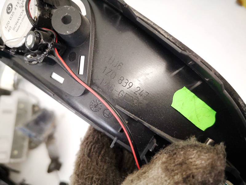 1Z0839247 Skoda Octavia 2012 Door Handle Interior - REAR LEFT - Thumbnail 3