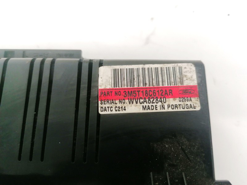 3M5T18C612AR Ford Focus 2006 Klimata vadības panelis (sildītāja vadības slēdži) - Thumbnail 3