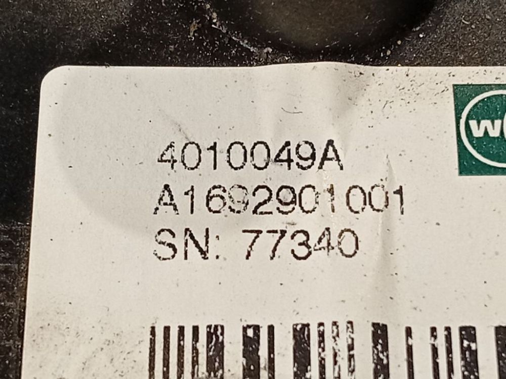 4010049A Mercedes-Benz A-CLASS 2005 Pedalwerk Bremspedal Pedalhalter Kupplungspedal - Thumbnail 4