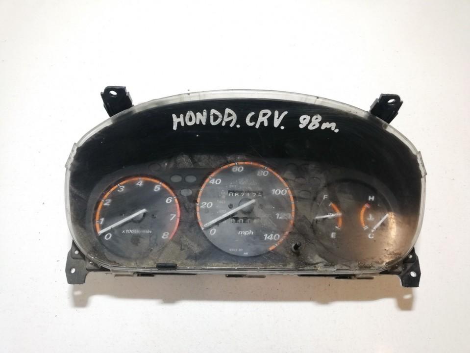 HR0213001006 Honda CR-V 1998 Spidometras - prietaisu skydelis
