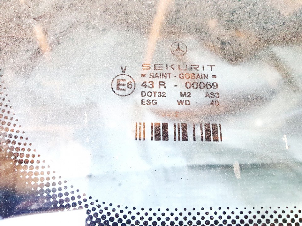 Mercedes-Benz Vaneo 2002 Door-Drop Glass - REAR LEFT - Thumbnail 3