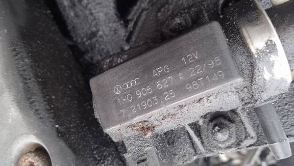 1H0906627A Audi A6 1998 Selenoīds (elektromagnētiskais selenoīds) - Thumbnail 3