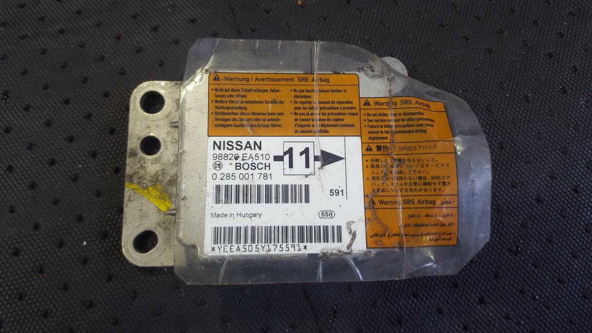 0285001781 0 285 001 781, 98820 EA510 Airbag crash sensors module