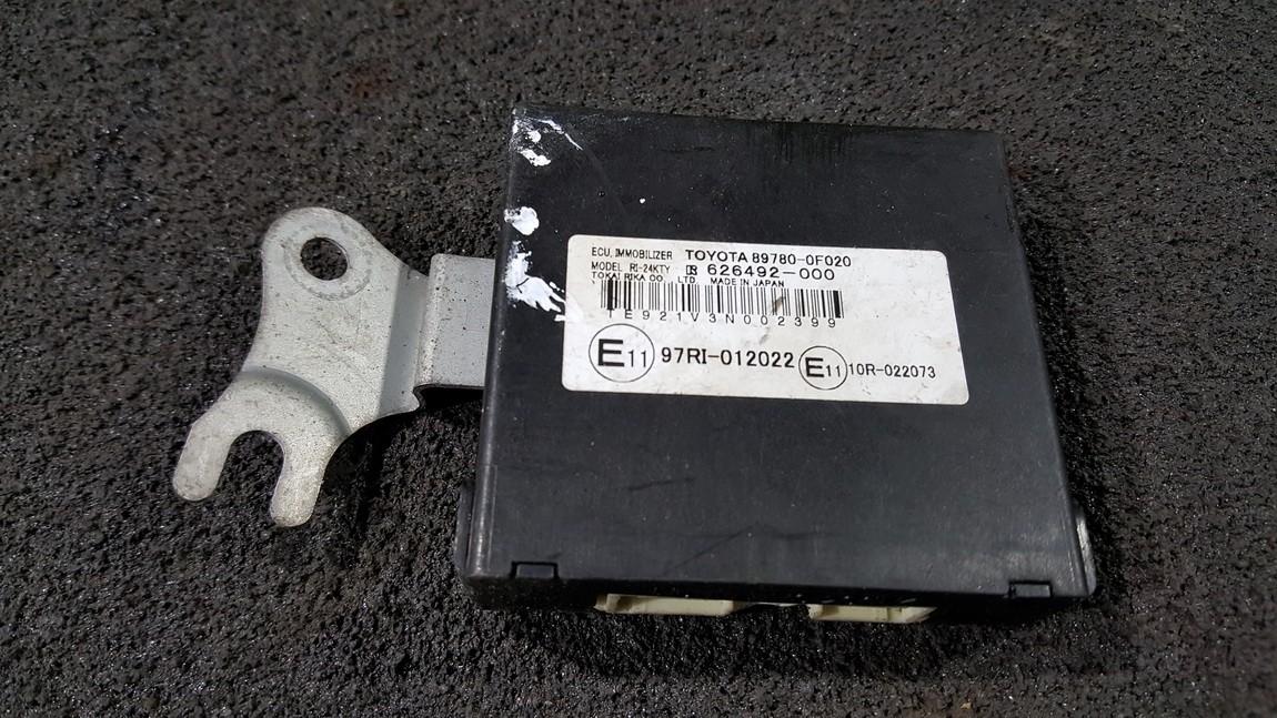 897800F020 Toyota Corolla Verso 2007 Other computers