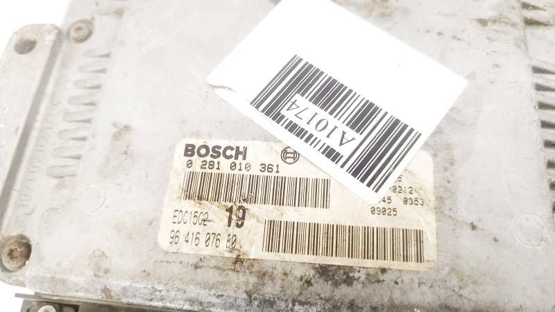 9641607680 Citroen Berlingo 2002 Variklio kompiuteris - Thumbnail 3