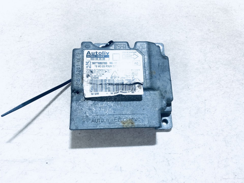 9655880780 Peugeot 407 2004 Airbag crash sensors module