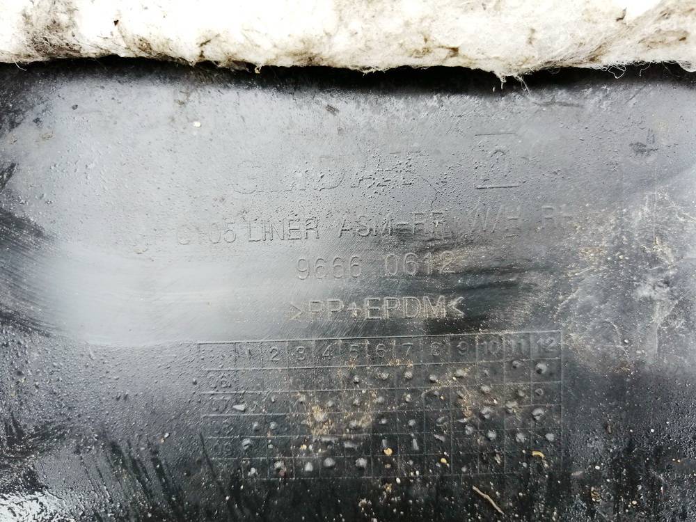 96660612 Opel Antara 2006 Plastic Inner Fender - REAR RIGHT - Thumbnail 3