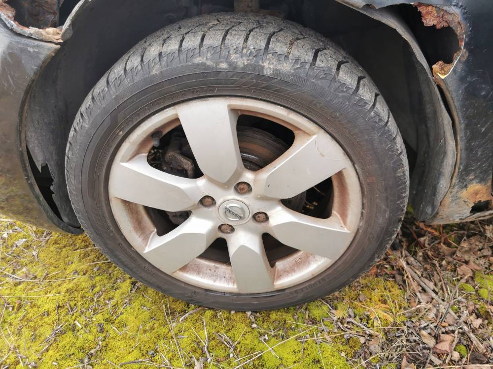 4X100 Nissan Note 2006 Komplet Kół Zimowych R16