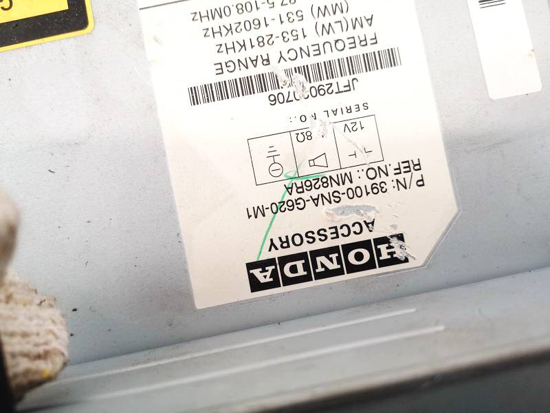 39100SNAG620M1 Honda Civic 2009 Autoradio - Thumbnail 2