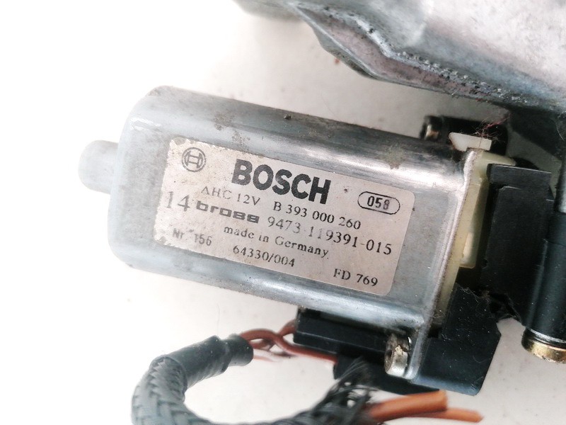 9473119391 SAAB 9-5 2005 Seat Motor Regulator - FRONT LEFT - Thumbnail 3