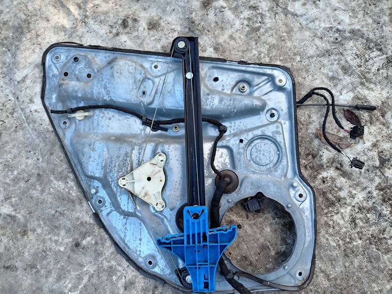 1J5839756E Volkswagen Bora 2000 Door winder mechanism (Window Regulator) - REAR RIGHT - Thumbnail 2