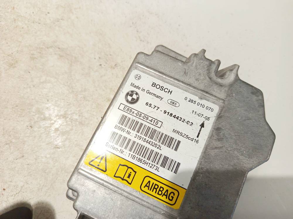 6577918443202 BMW 3-Series 2006 srs-turvatyynyn tietokone – turvatyynyn ohjausyksikkö - Thumbnail 3