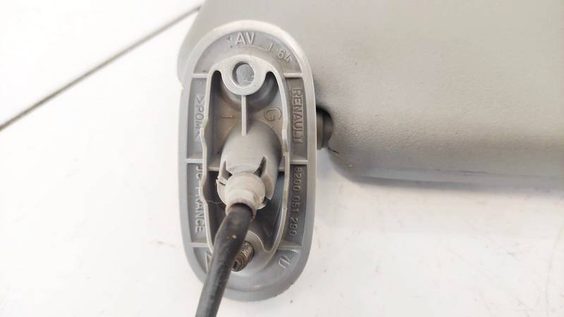 8200051290 Renault Scenic 2003 Sun Visor, With Light and Mirror and Clip - Thumbnail 3